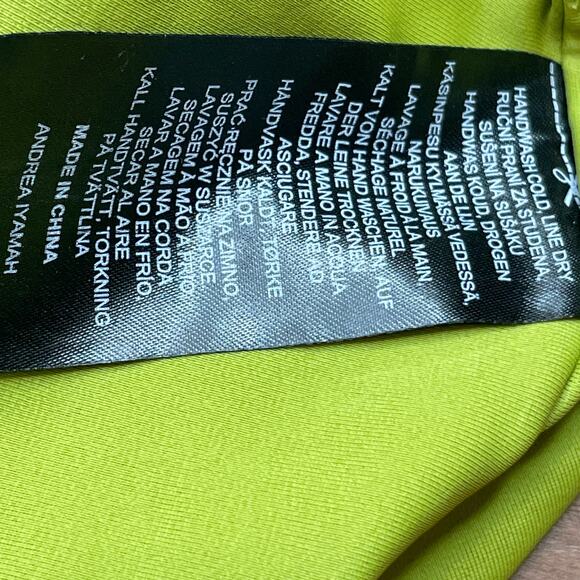 Andrea Iyamah Women's Anti Belted One-Piece in Wasabi Small $214 - Picture 12 of 14